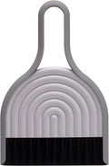 Peleg Design DustArch - Mini Dustpan and Brush Set, Small Dustpan and Broom with Modern Charm, Handheld Broom and Dustpan Set for Home, Office & Travel