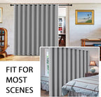 H.VERSAILTEX Blackout Curtains for Sliding Glass Door Room Divider Curtains - Image 2