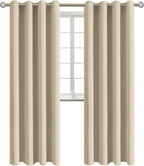 BGment Room Darkening Curtains 108 Inches Long by BGment