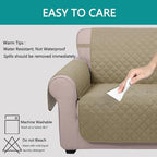 U-NICE HOME Loveseat Sofa Cover Reversible Couch Covers - Image 5