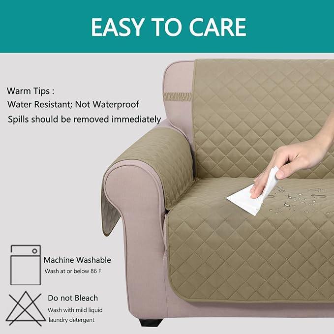 U-NICE HOME Futon Sofa Covers Reversible Sofa Slipcover Armless Couch Cover - Image 5