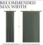 NICETOWN Bedroom Curtains Blackout Draperies - Image 7