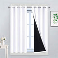 Yakamok Pure White 100% Blackout Curtains by Yakamok