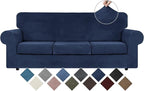 WEERRW 4 Pieces Velvet High Stretch Couch Covers by WEERRW
