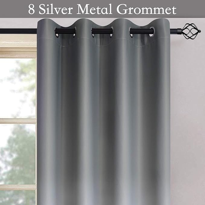 SimpleHome Ombre Room Darkening Curtains - Image 2