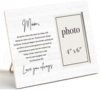 Mother of the Bride Gifts Picture Frame, Wedding Gifts for Mom from Bride