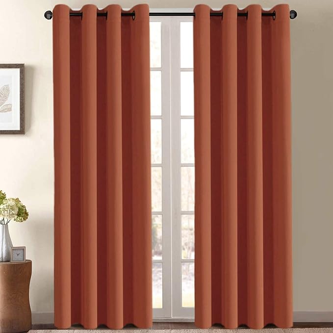 H.VERSAILTEX Blackout Curtain for Living Room Thermal Insulated Grommet Window by HVERSAILTEX