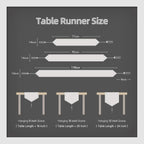 Table Runner 14x71 Inch Brown