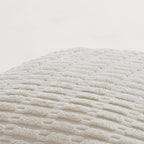 Fancy Homi 4 Packs Pure White Decorative Throw Pillow Covers 18x18 Inch - Image 5