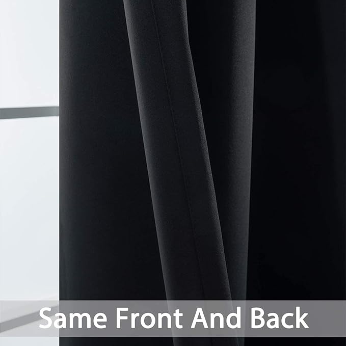 Yakamok 84 Inch Length 100% Blackout Curtains - Image 6