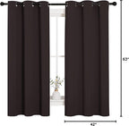 NICETOWN Triple Weave Microfiber Energy Saving Thermal Insulated Solid Grommet - Image 9
