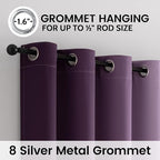 SimpleHome Blackout Curtains Ombre - Image 3