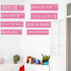 Princess Room Decor For Girls Bedroom Pink Princess St Vintage Metal Tin Sign Girly Decor Funny Street Signs For Bedroom Princess Street Sign Y2k Wall Decor Poster Little Girls Room Accessories 4x16 In