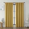 Simplebrand Ava Bright Gold Blackout Curtains by Simplebrand