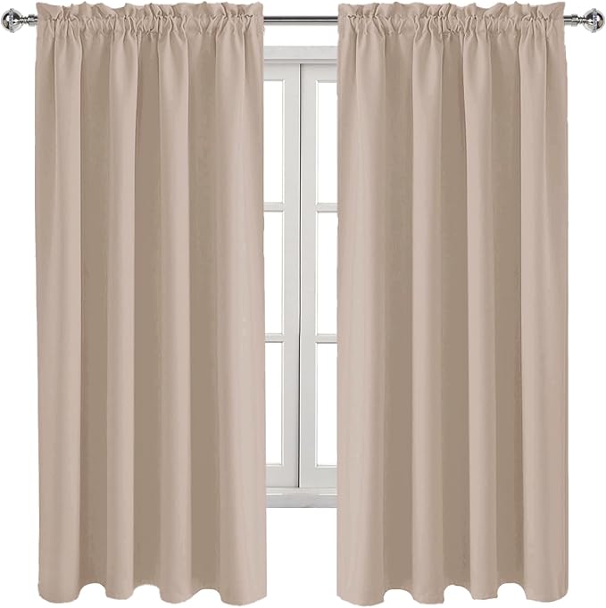 DWCN Blackout Curtains Thermal Insulated, Energy Saving & Noise Reducing - Image 9