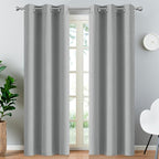 Yakamok Blackout Curtains for Bedroom, Grommet Thermal Insulated Room Darkening - Image 2