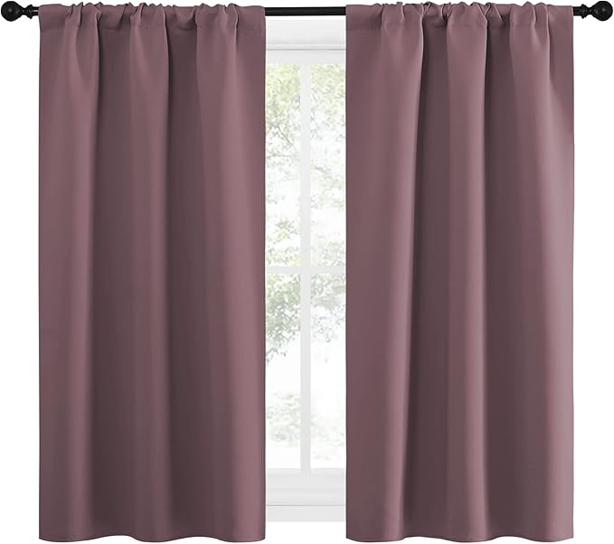 NICETOWN Kitchen Curtains, Short Blackout Curtains & Drapes, Home Decoration - Image 2