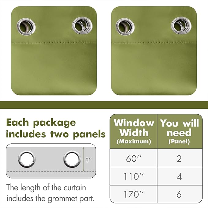 MIULEE Blackout Curtains 96 Inches Long - Image 6