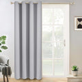 Yakamok Light Gray Blackout Curtain Panels 96 inches by Yakamok