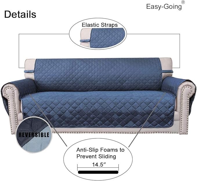 Easy-Going Reversible Oversized Couch Cover - Image 3