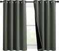 NICETOWN 100% Blackout Curtains 54 inches Long, Double-Deck Completely Blackout by NICETOWN