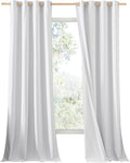 NICETOWN 100% Absolutely Blackout Linen Curtains by NICETOWN