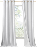 NICETOWN 100% Absolutely Blackout Linen Curtains by NICETOWN