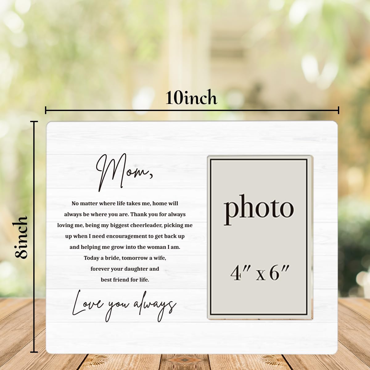 Mother of the Bride Gifts Picture Frame, Wedding Gifts for Mom from Bride