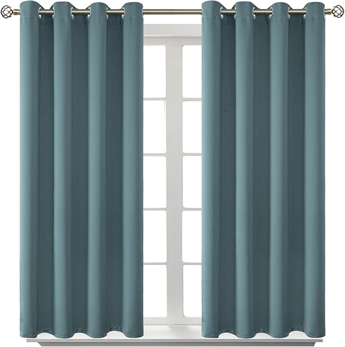 BGment Room Darkening Curtains 45 Inches Long by BGment