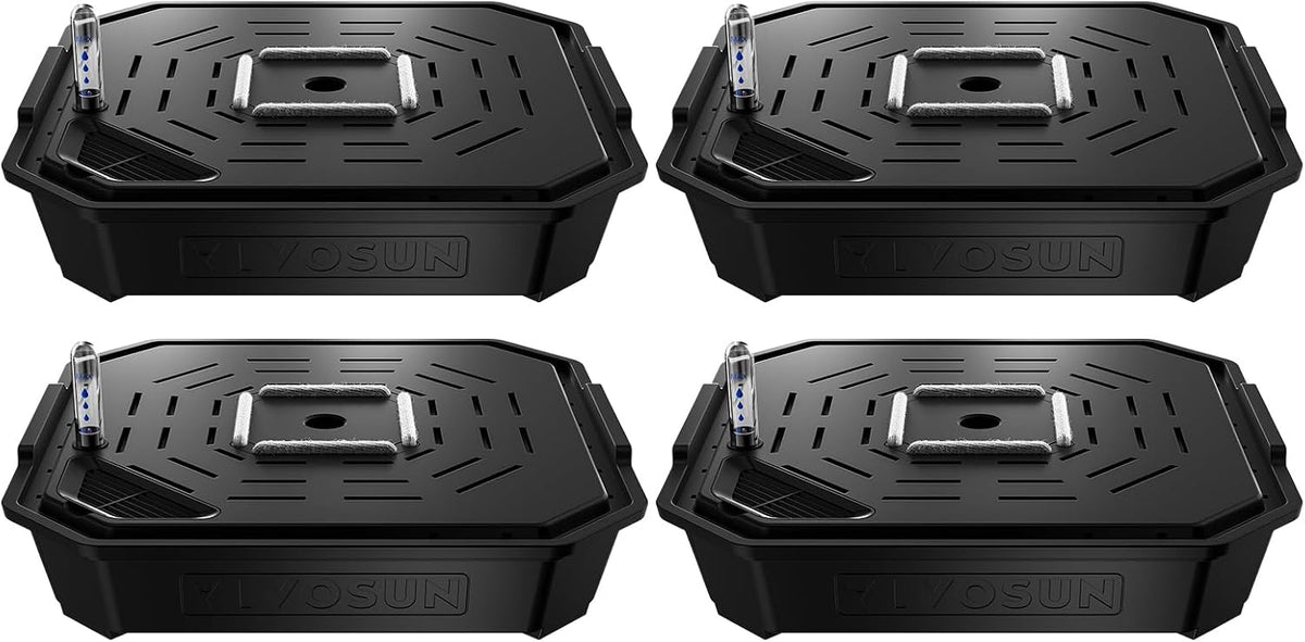 VIVOSUN 4-Pack FlexFeed Self-Watering Pots, Auto Irrigation Fabric Pot Base