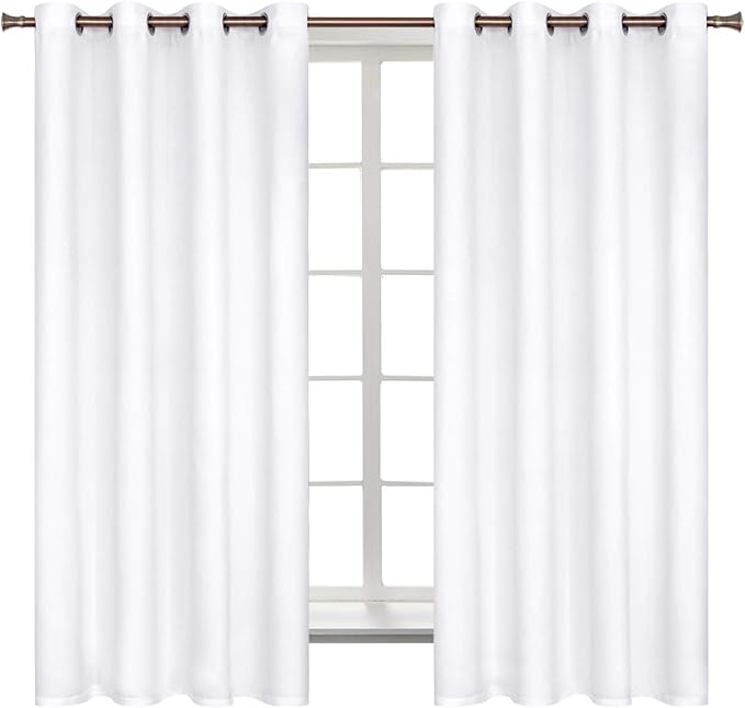 BGment Room Darkening Curtains 63 Inches Long by BGment