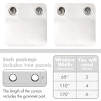 MIULEE Room Darkening Curtains Thermal Insulated Drapes Solid Window Treatment - Image 6