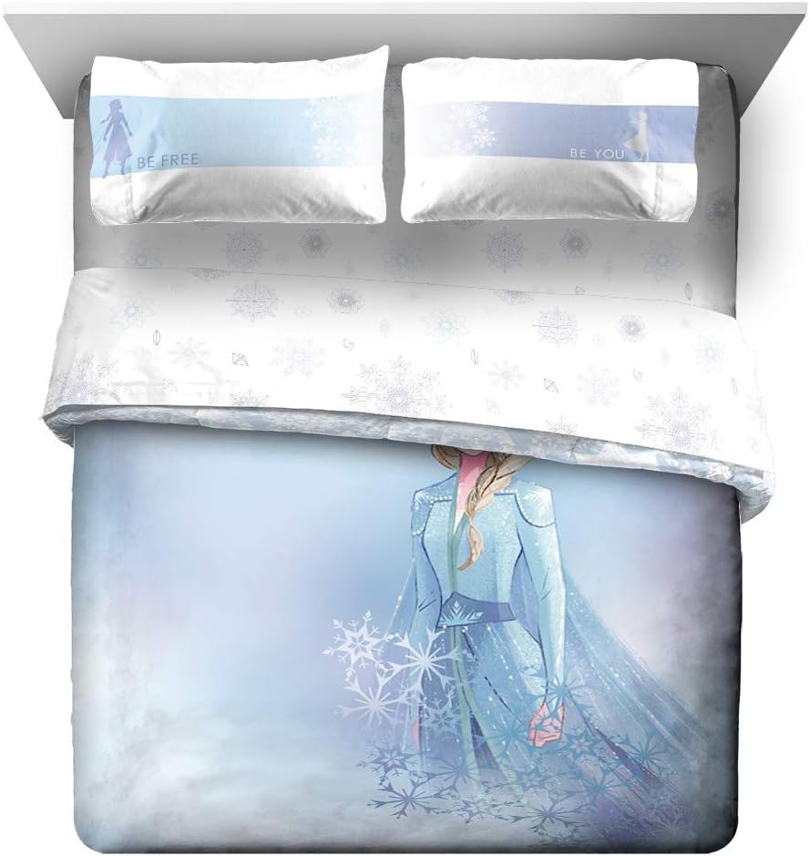 Disney Frozen 2 Elsa 7 Piece Queen Comforter Set Bed in a Bag - Jay Franco