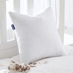 MIULEE Feather Pillow Insert 28x28, Decorative Down Feather Fluffy Throw Pillow by MIULEE