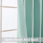 Yakamok Blackout Curtains Room Darkening Thermal Insulated Window Panels - Image 3