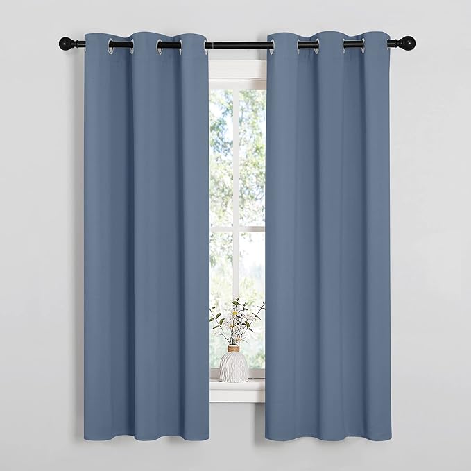 NICETOWN Kitchen Curtains Blackout Curtains & Drapes, Thermal Insulated Grommet by NICETOWN