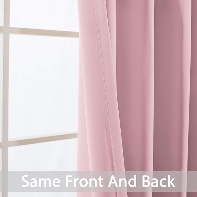 Yakamok Pink Blackout Curtains - Image 6