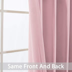 Yakamok Light Blocking Window Blackout Curtains Thermal Insulated Room - Image 3