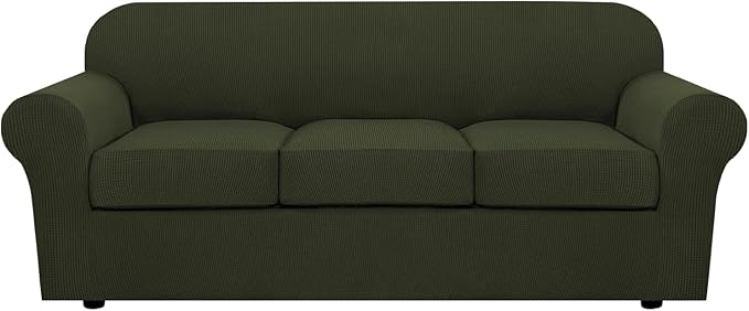 H.VERSAILTEX 4 Piece Stretch Sofa Covers by HVERSAILTEX