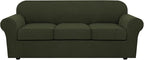 H.VERSAILTEX 4 Piece Stretch Sofa Covers by HVERSAILTEX