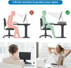 gianotter Computer Monitor Stand Riser with Drawer