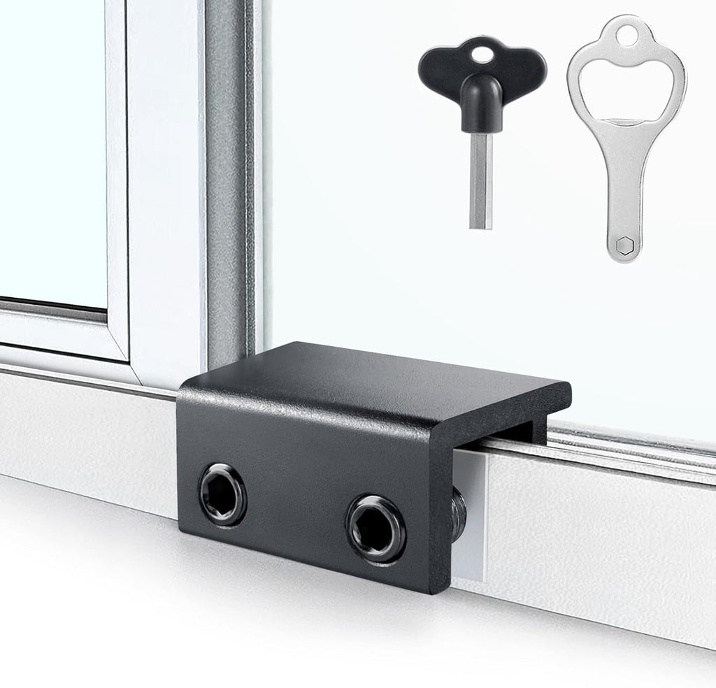 ZRFCXE Window Locks, 4 Pack for Horizontal & Vertical Sliding Windows