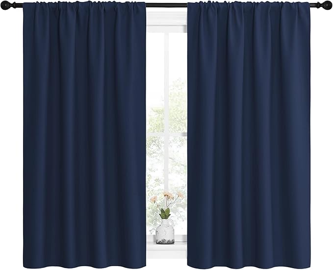 NICETOWN Kitchen Curtains, Short Blackout Curtains & Drapes, Thermal Insulated - Image 2