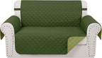 Reversible Loveseat Sofa Covers Couch Cover Furniture Protector by LuxshareHome