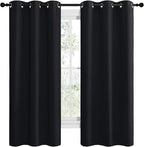 NICETOWN Bathroom Blackout Thermal Curtains and Drapes - Image 2