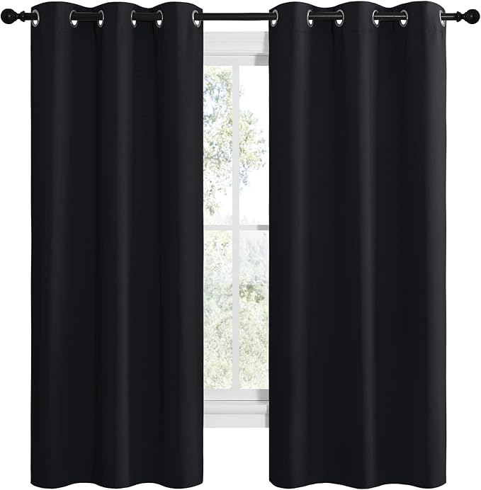 NICETOWN Bathroom Blackout Thermal Curtains and Drapes - Image 2