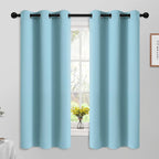 Yakamok Sky Blue Blackout Curtains by Yakamok
