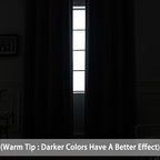 Yakamok Blackout Curtains 84 Inches Long Coral Room Darkening Thermal Insulated - Image 4