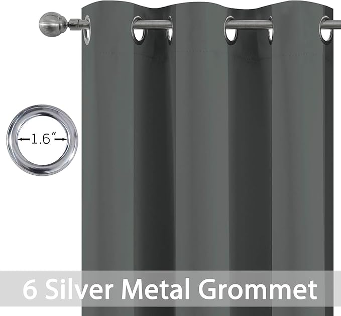 Yakamok 63 Inch Length Blackout Curtains - Image 2