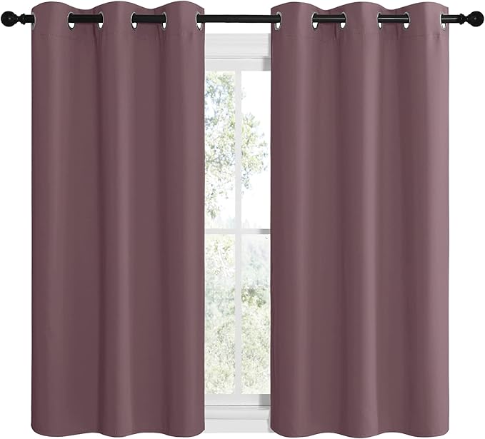 NICETOWN Dry Rose Room Darkening Curtains - Image 2